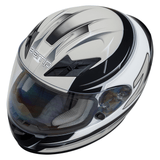Zamp-FS-9-Motorcycle-Helmet-Silver-Black-Matte-Top