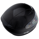 Zamp-FS-9-Solid-Motorcycle-Helmet-Gloss-Black-Rear