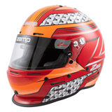 Zamp-RZ-62-Karting-Helmet-Red-Orange-Graphic