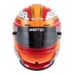Zamp-RZ-62-Karting-Helmet-Red-Orange-Graphic-Scoop