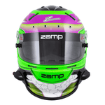 Zamp-RZ-70E-Motorcycle-Helmet-Green-Purple-Graphic
