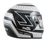 Zamp-RZ37-Youth-Kart-Helmet-Black-White-Side