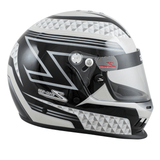 Zamp-RZ37-Youth-Kart-Helmet-Side-Black-White