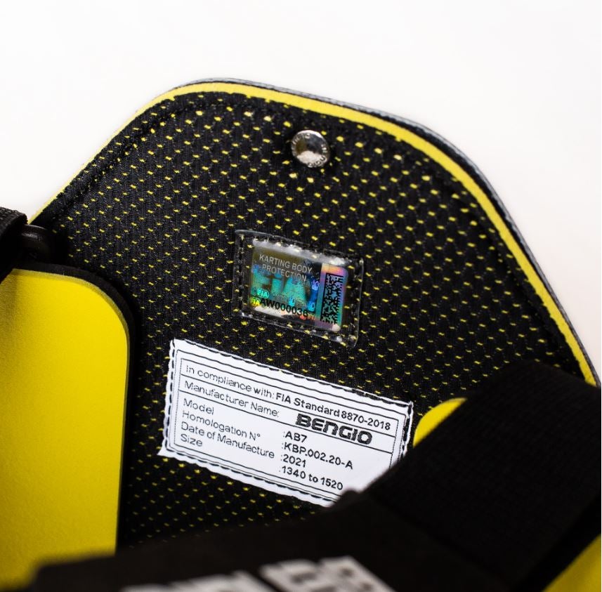 Bengio CARBON AB7 Rib Protector | Kart Rib Vests and Safety Gear ...